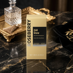 Rose Berry 24K Glow High Shine Styling Serum